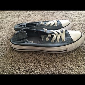 Authentic converse shoreline slip on